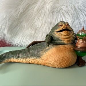 Jabba the Hutt Star Wars figure with decor